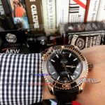 Perfect Replica Omega Seamaster Black Ceramic Bezel 45mm Watch 